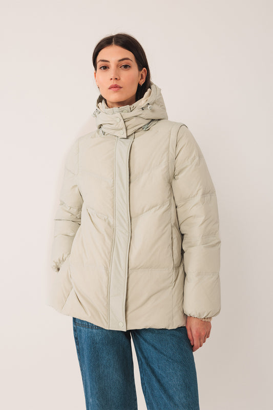 MANTEAU MATELASSÉ UNI