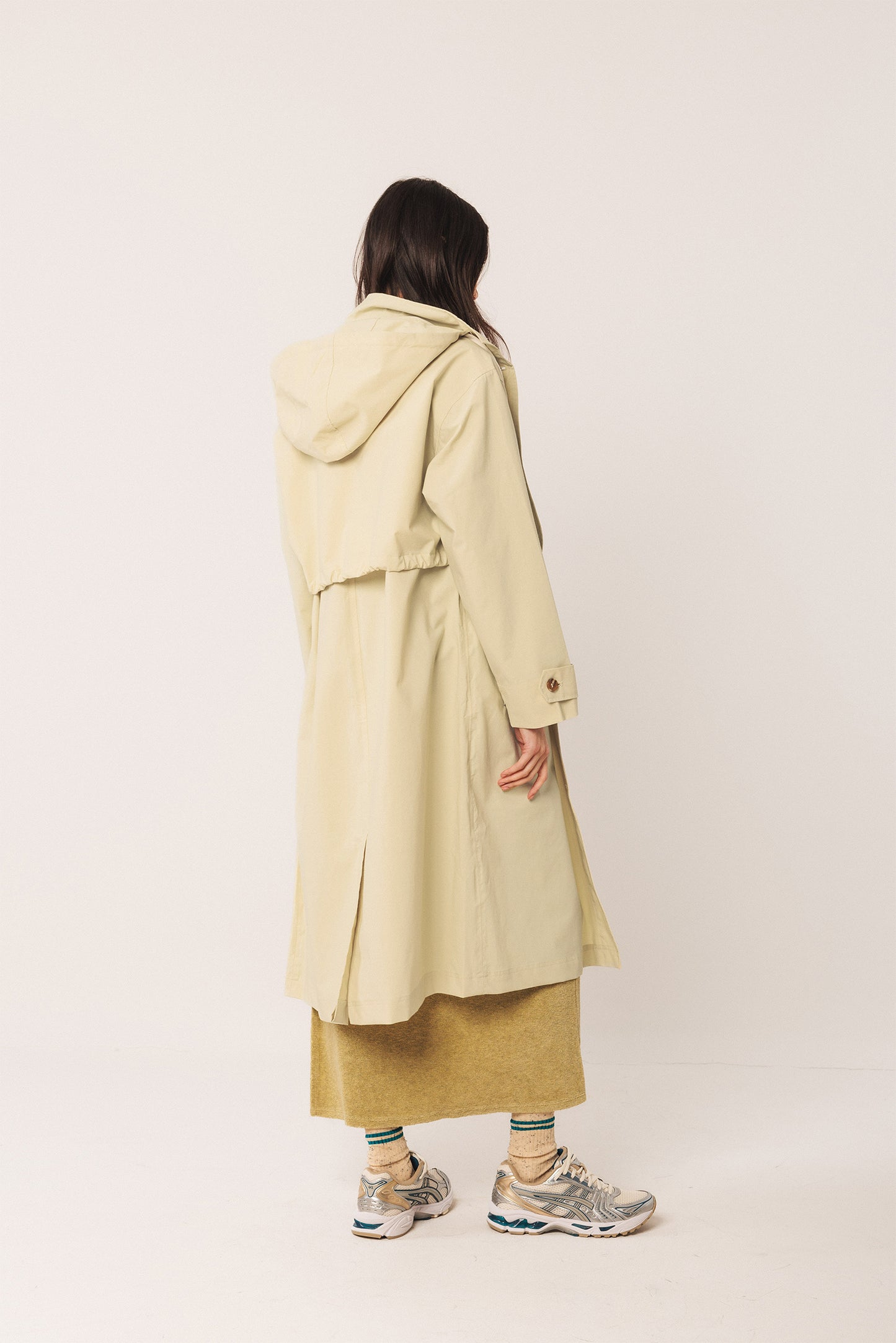 TRENCH-COAT À TAILLE RÉGLABLE