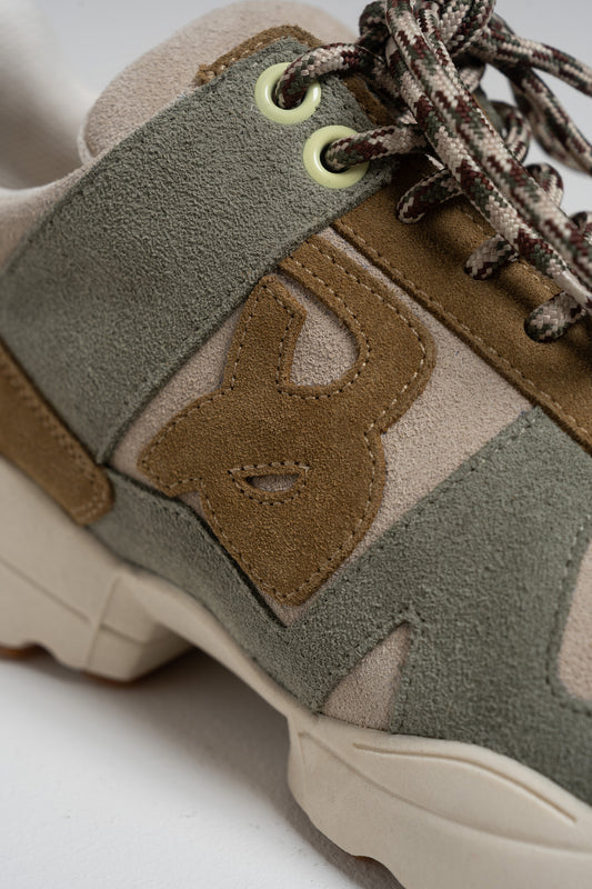 LEATHER & WOOL SNEAKERS