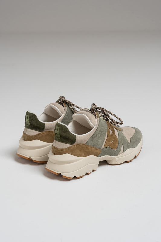 BASKET MULTICOLORE EN CUIR 4