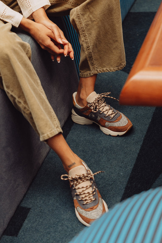LEATHER & WOOL SNEAKERS 2
