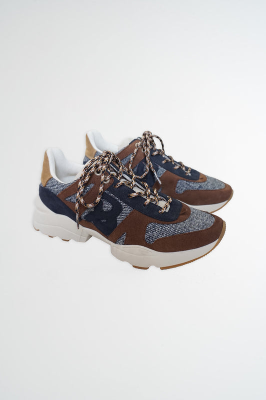 DEPORTIVA PIEL MULTICOLOR