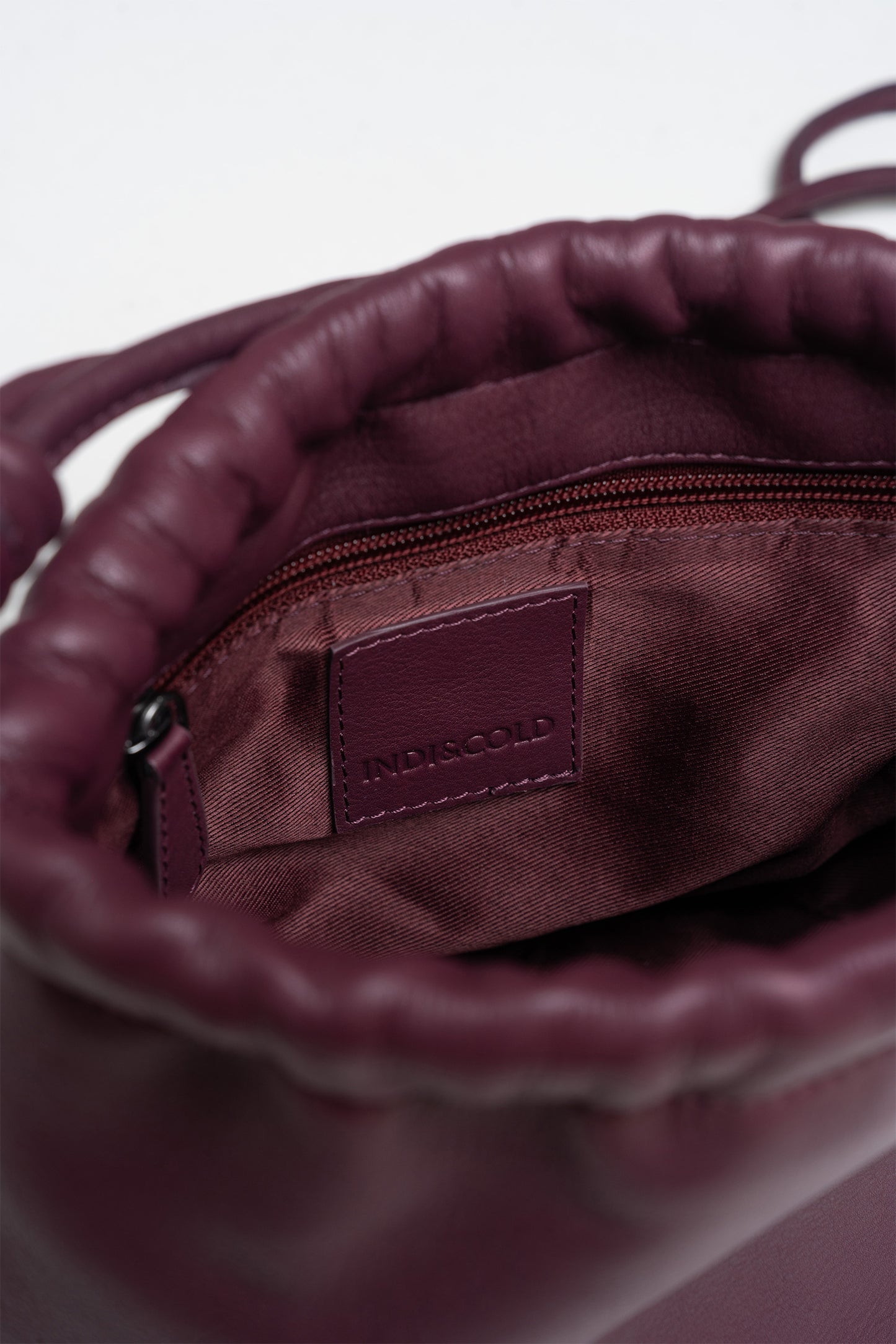 [CL] GATHERED LEATHER TOTE BAG