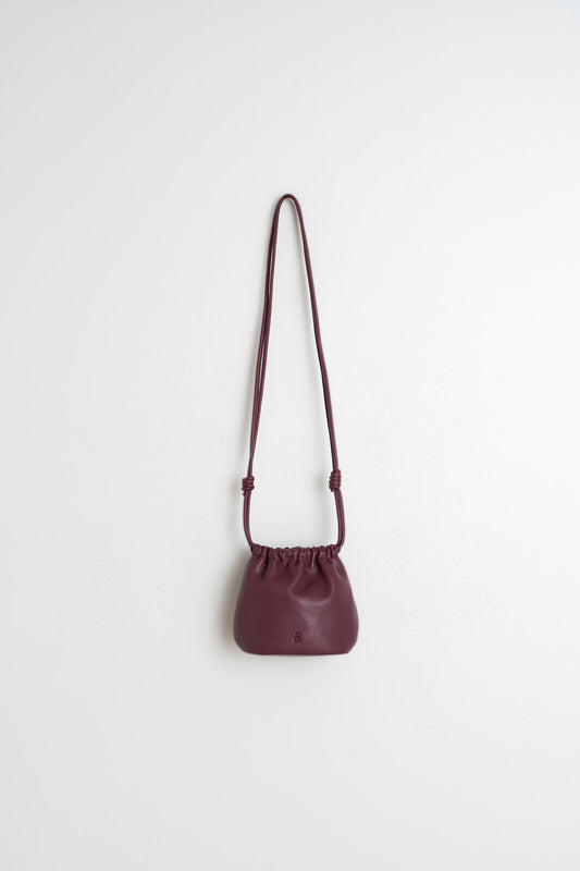 BOLSO PIEL FRUNCIDA