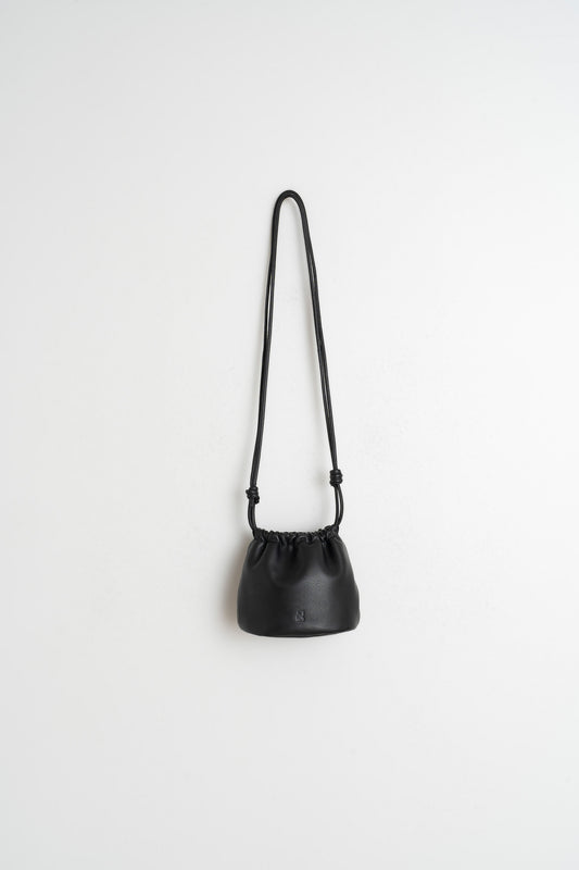BOLSO PIEL FRUNCIDA