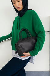 MINI BOWLING LEATHER  BAG