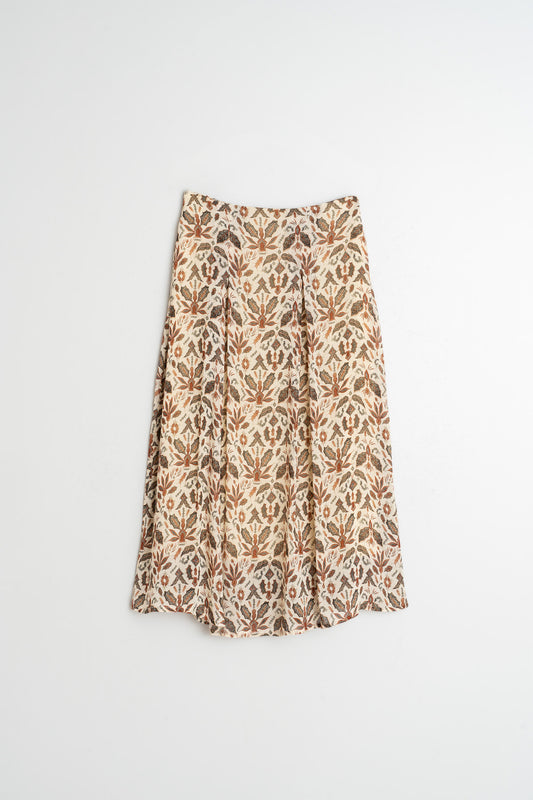 BATIK MIDI SKIRT 4