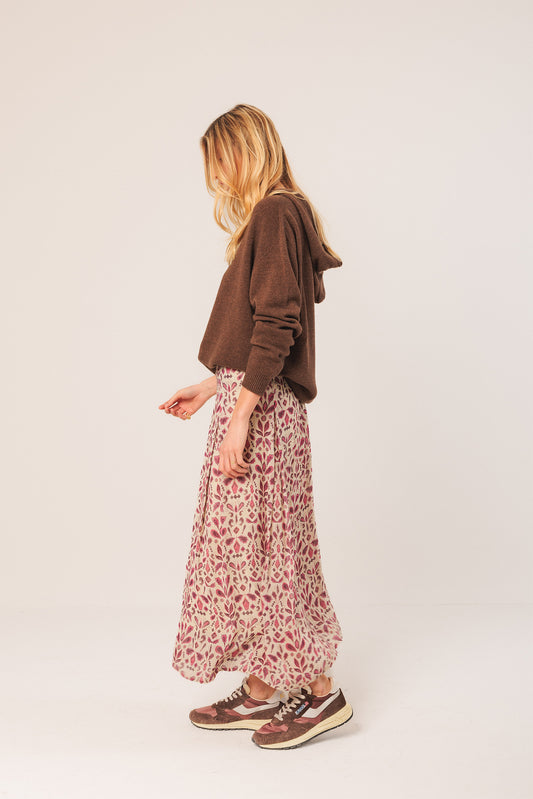 BATIK MIDI SKIRT 4