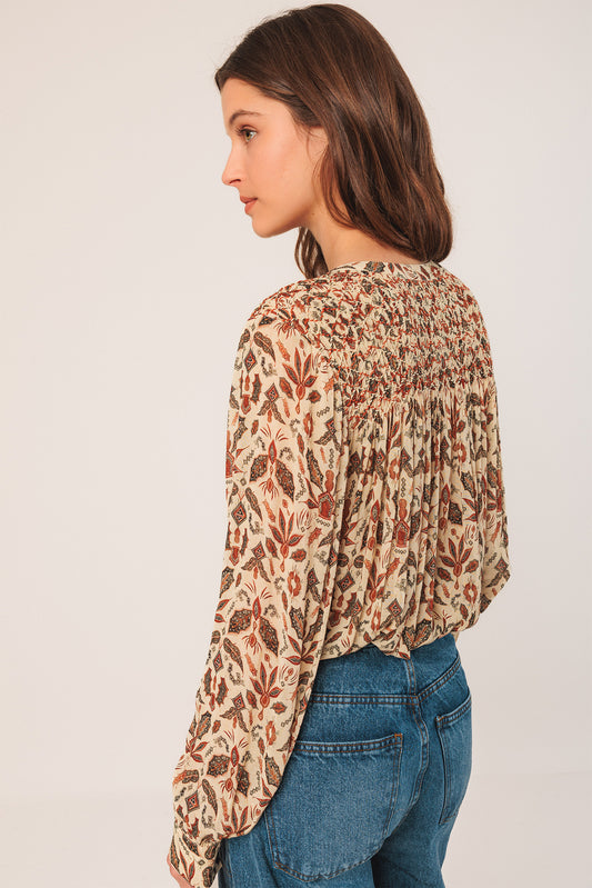 CHEMISE À SMOCK