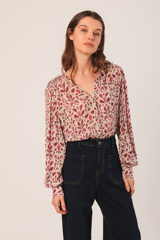 CHEMISE À SMOCK