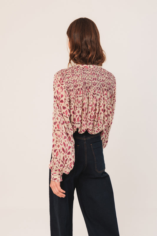 CHEMISE À SMOCK