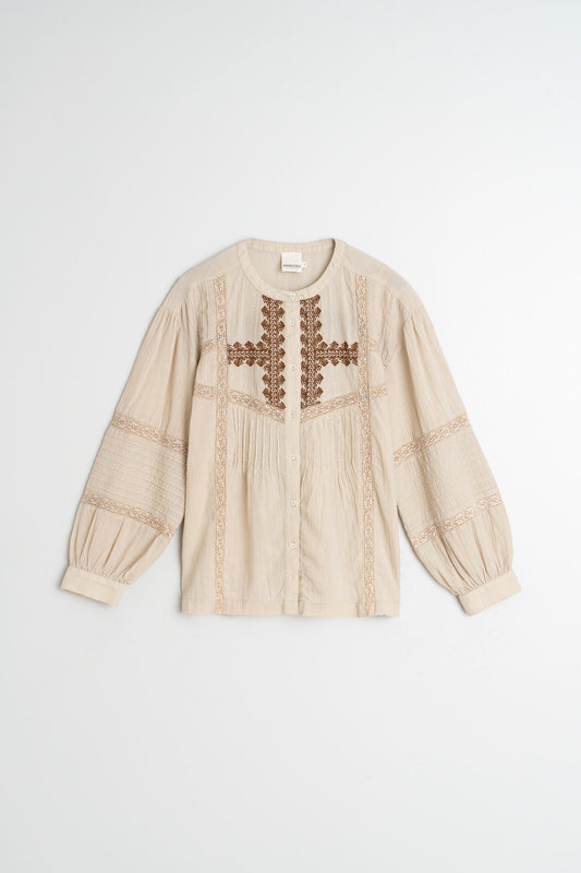 CHEMISE BRODÉE ETHNIQUE 1