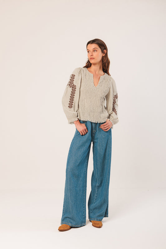 BLUSA BORDADO ÉTNICO