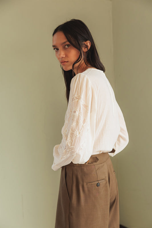 BLUSA BORDADO ROMÁNTICO