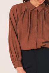 CHEMISE EN CRÊPE DE COTON