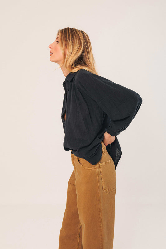 CAMISA ALGODÓN CREPADO