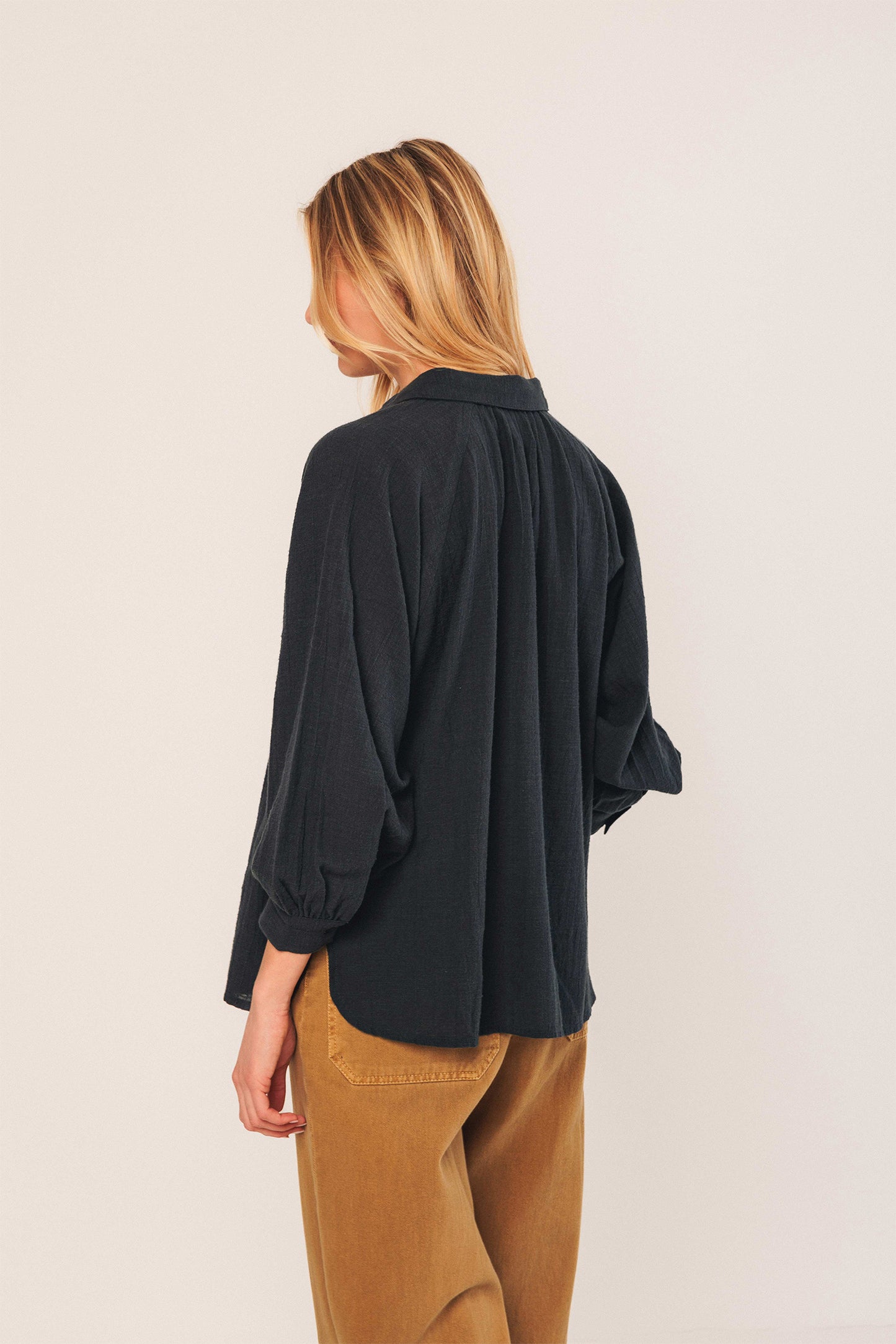CAMISA ALGODÓN CREPADO