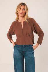 CREPE COTTON BLOUSE