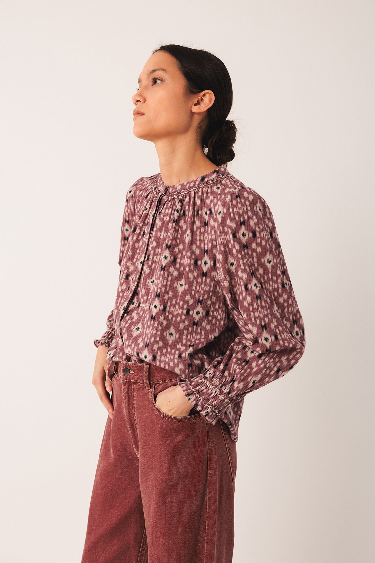 CAMISA ESTAMPADO IKAT