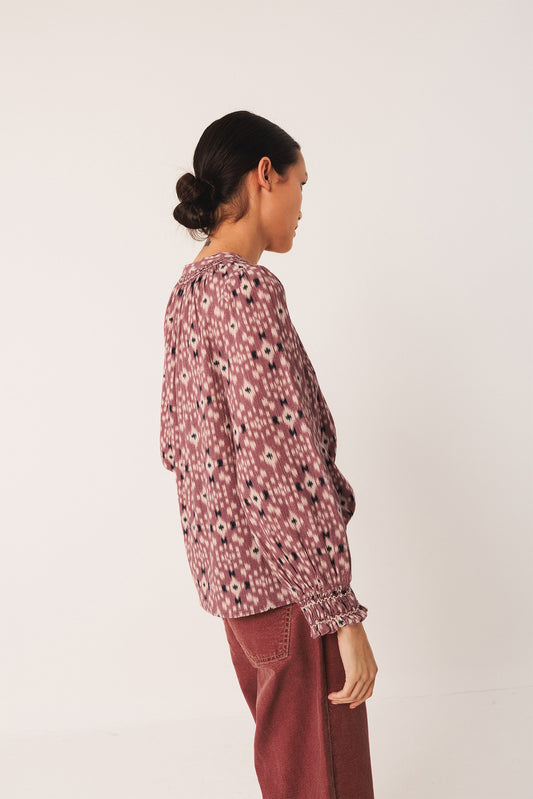 CAMISA ESTAMPADO IKAT 4