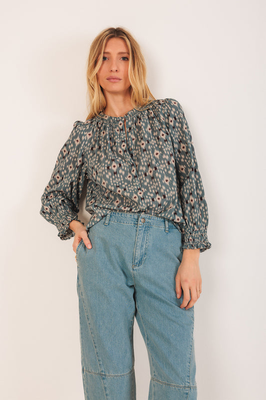 IKAT-PRINT SHIRT