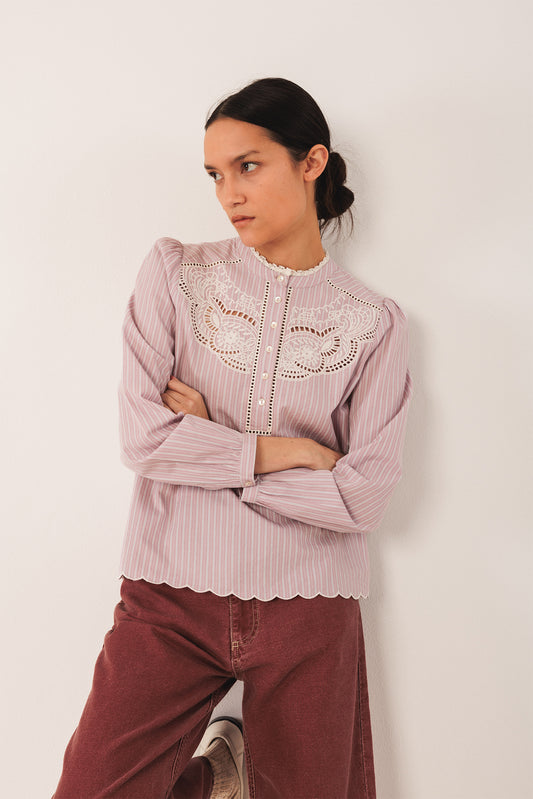 BLUSA BORDADOS POPELÍN 2