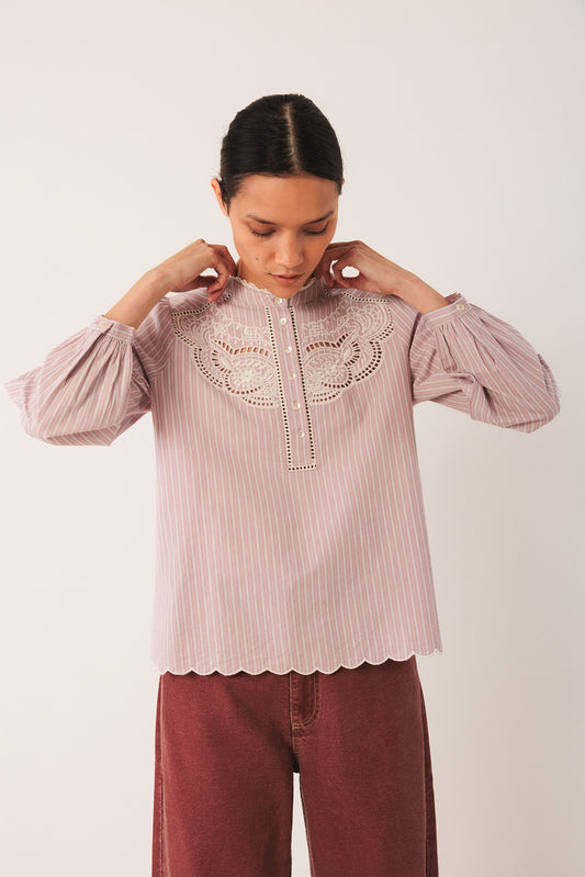 BLUSA BORDADOS POPELÍN 4