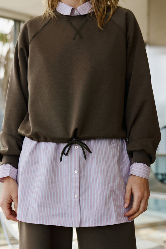 CHEMISE LONGUE À RAYURES 4