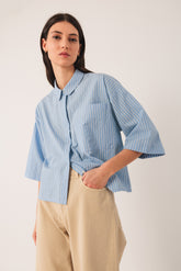 BOXY STRIPED SHIRT