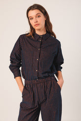 VICHY MICRO-CORDUROY OVERSHIRT