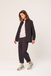 VICHY MICRO-CORDUROY OVERSHIRT