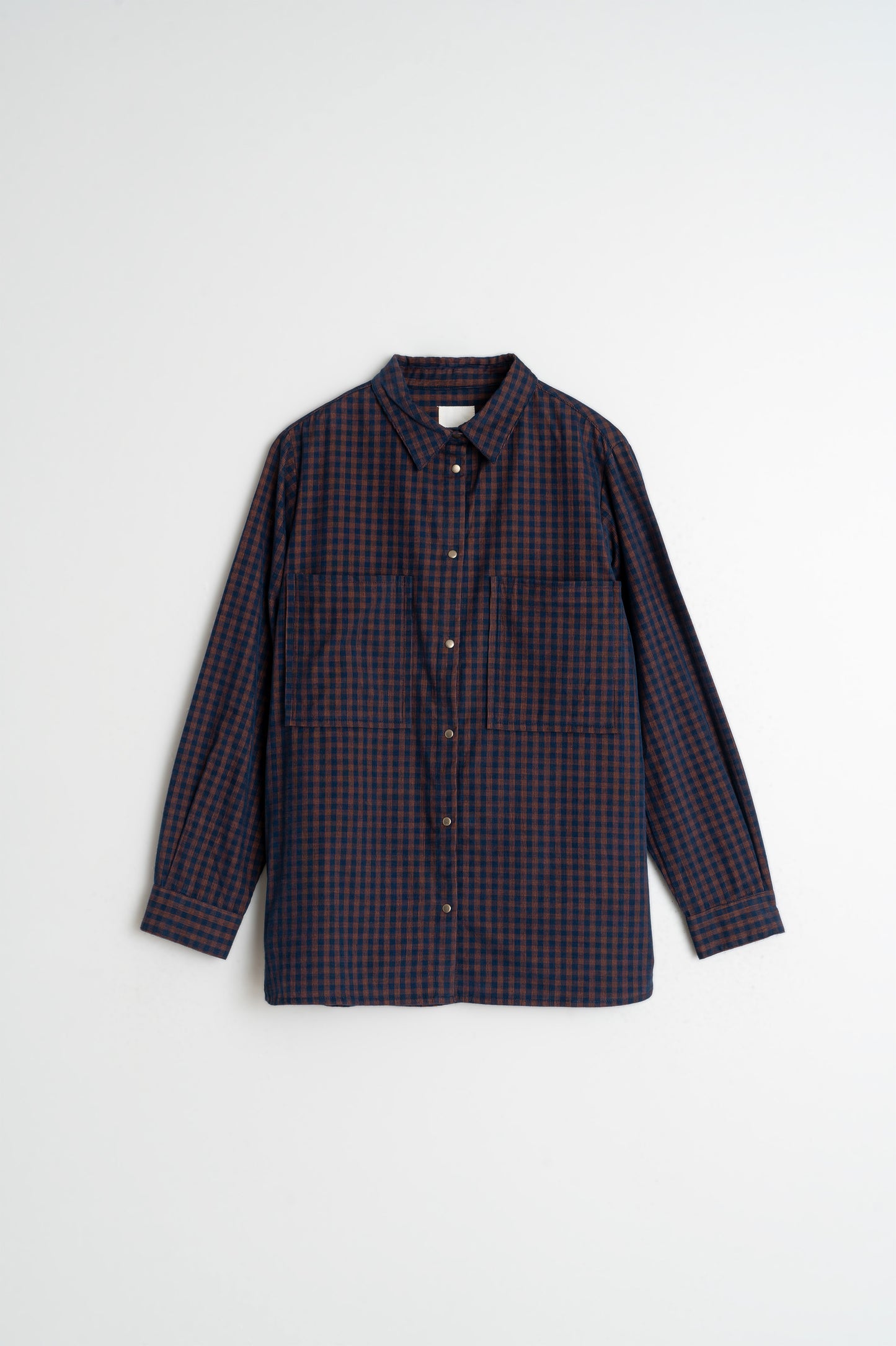 [CL] VICHY MICRO-CORDUROY OVERSHIRT