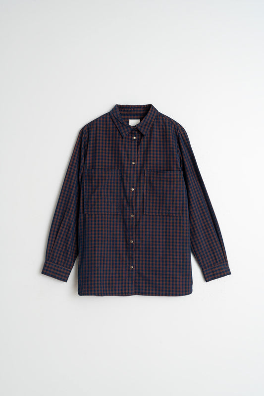 [CL] VICHY MICRO-CORDUROY OVERSHIRT 7