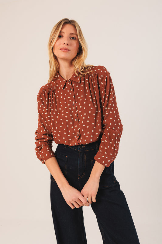 CAMISA BEA TOPOS