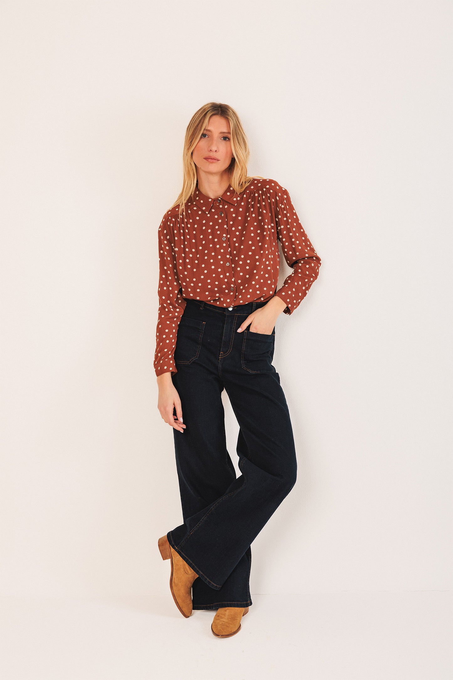 CAMISA BEA TOPOS