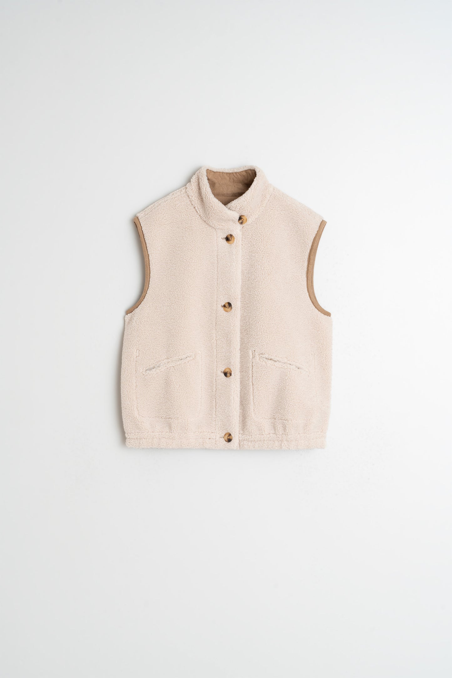 GILET TEDDY RÉVERSIBLE