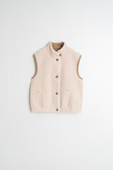 REVERSIBLE TEDDY VEST