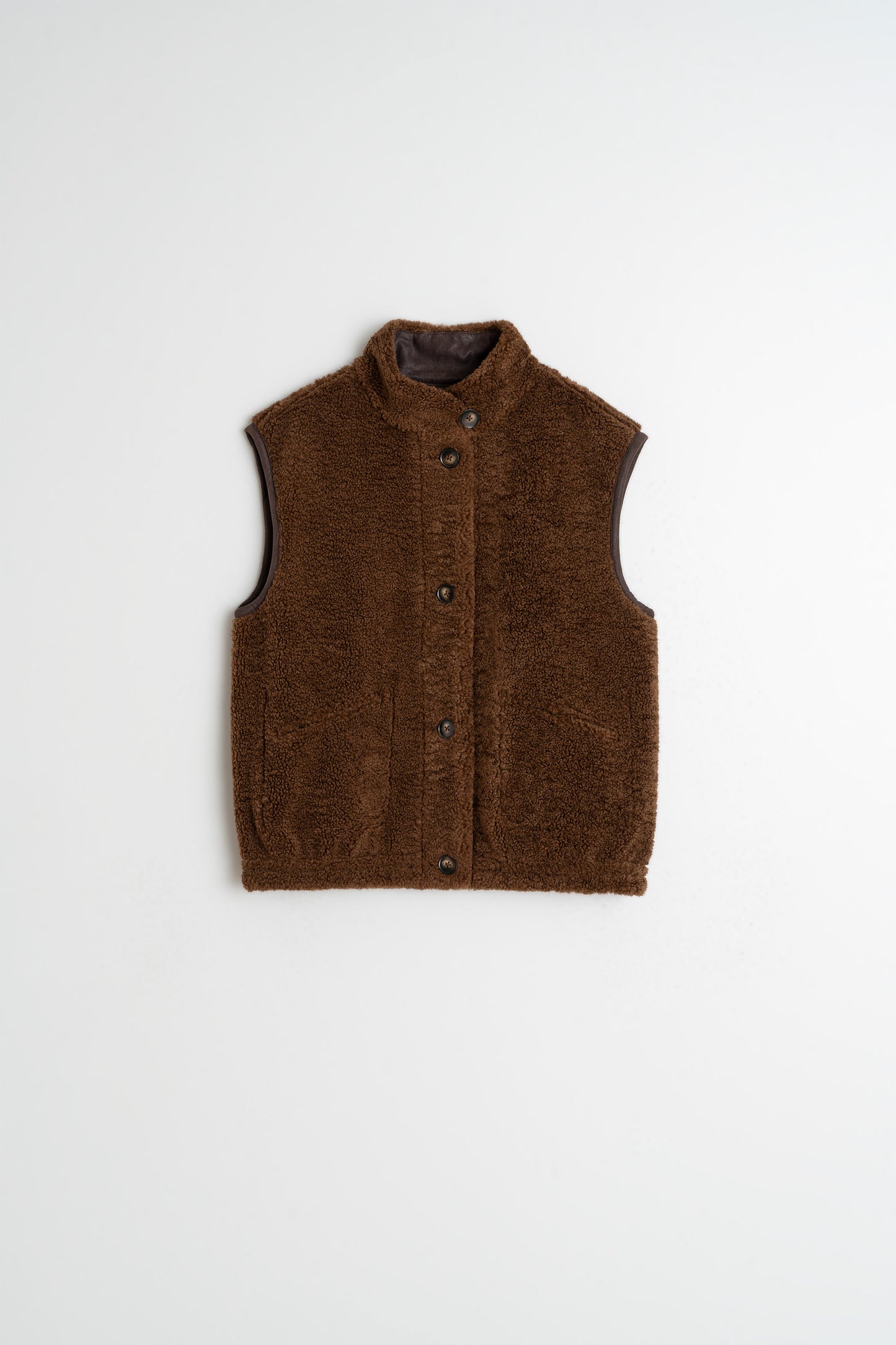REVERSIBLE TEDDY VEST