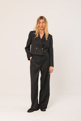 [CL] LAPEL CROP BLAZER