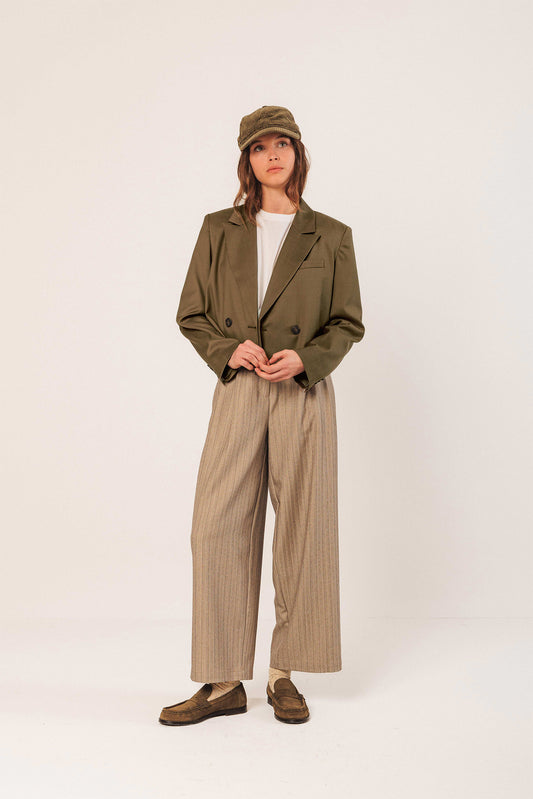 VESTE CROP À REVERS 3