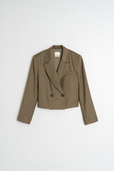 LAPEL CROP BLAZER