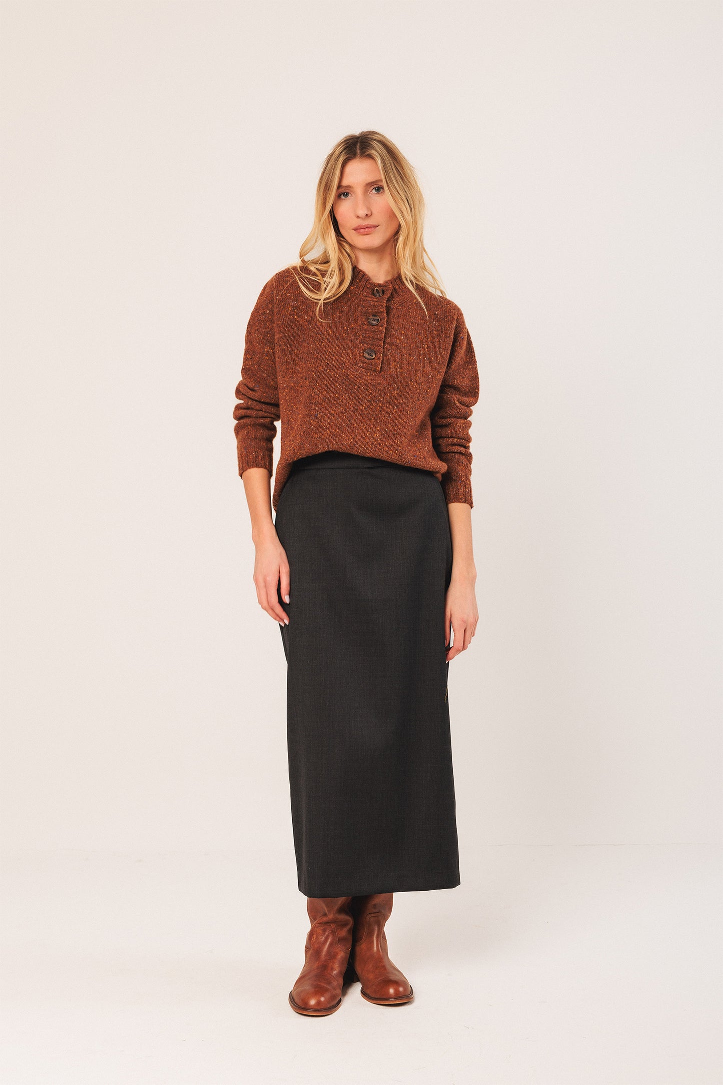 MIDI PENCIL SKIRT