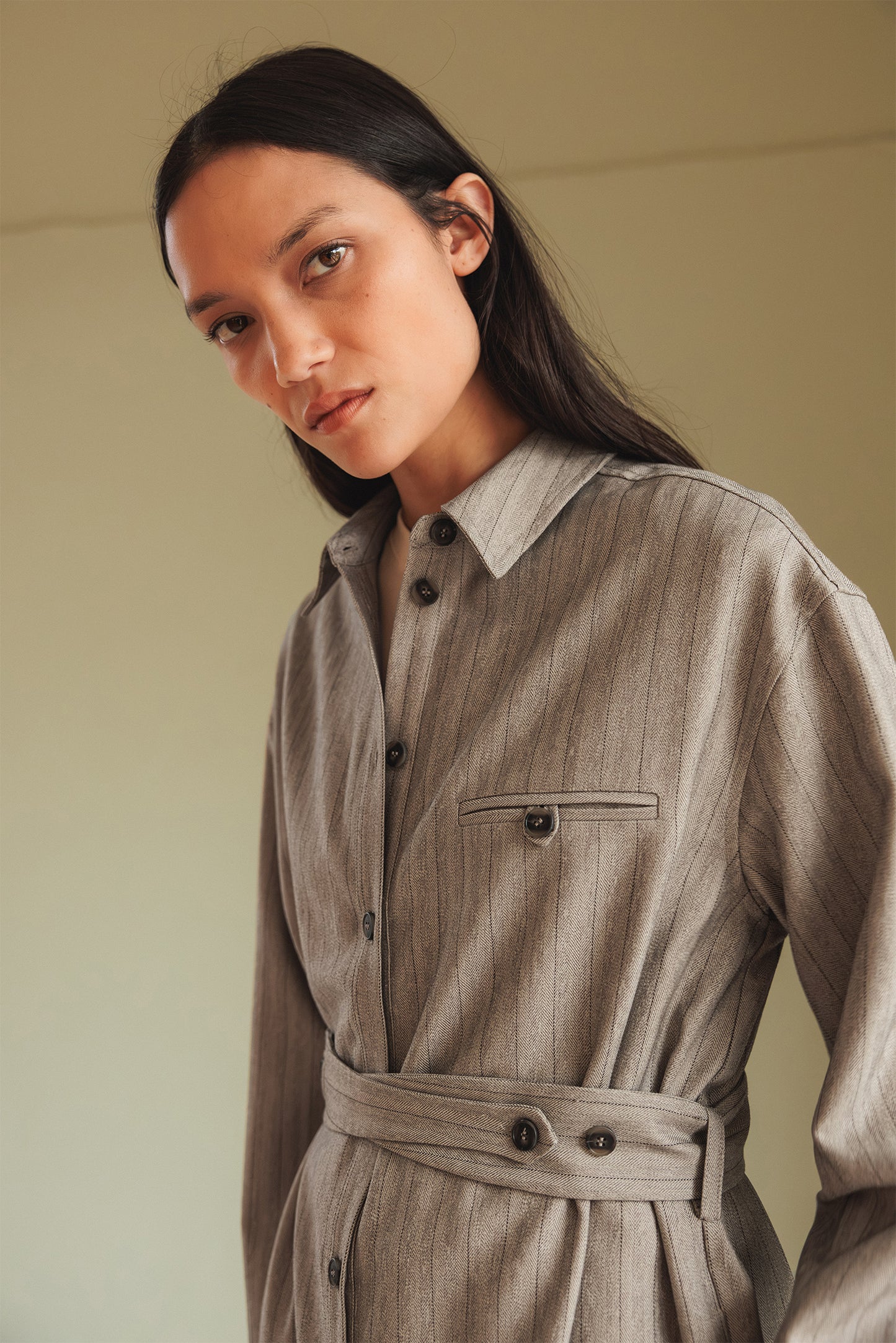 CHEMISE EN VELOURS CÔTELÉ