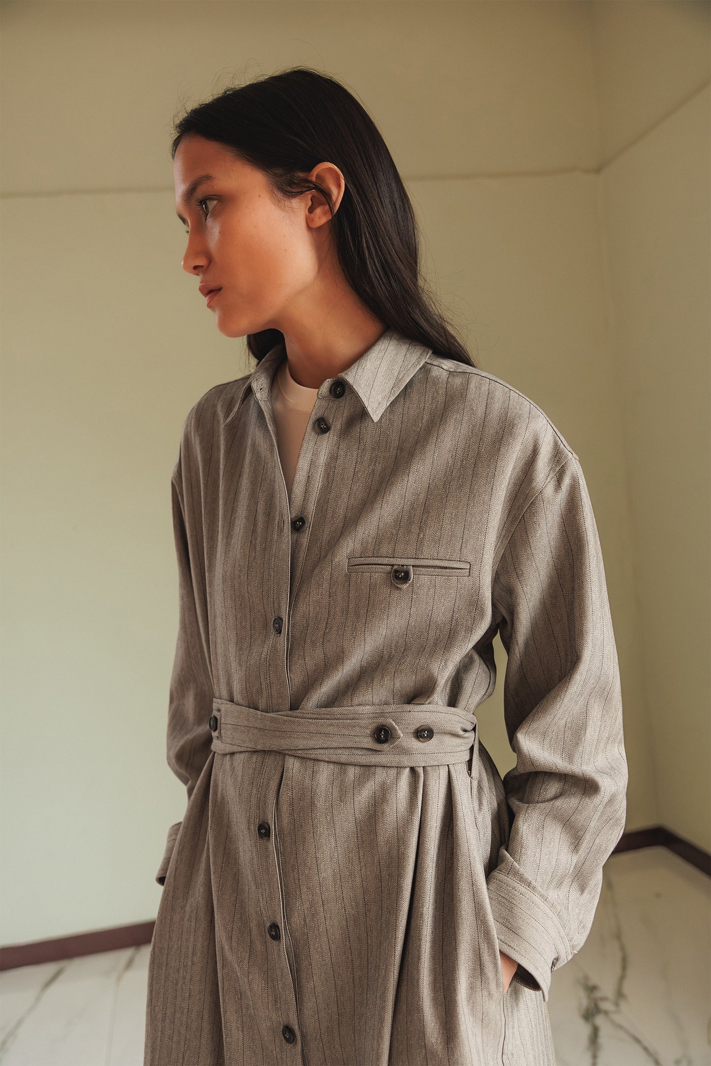 CHEMISE EN VELOURS CÔTELÉ