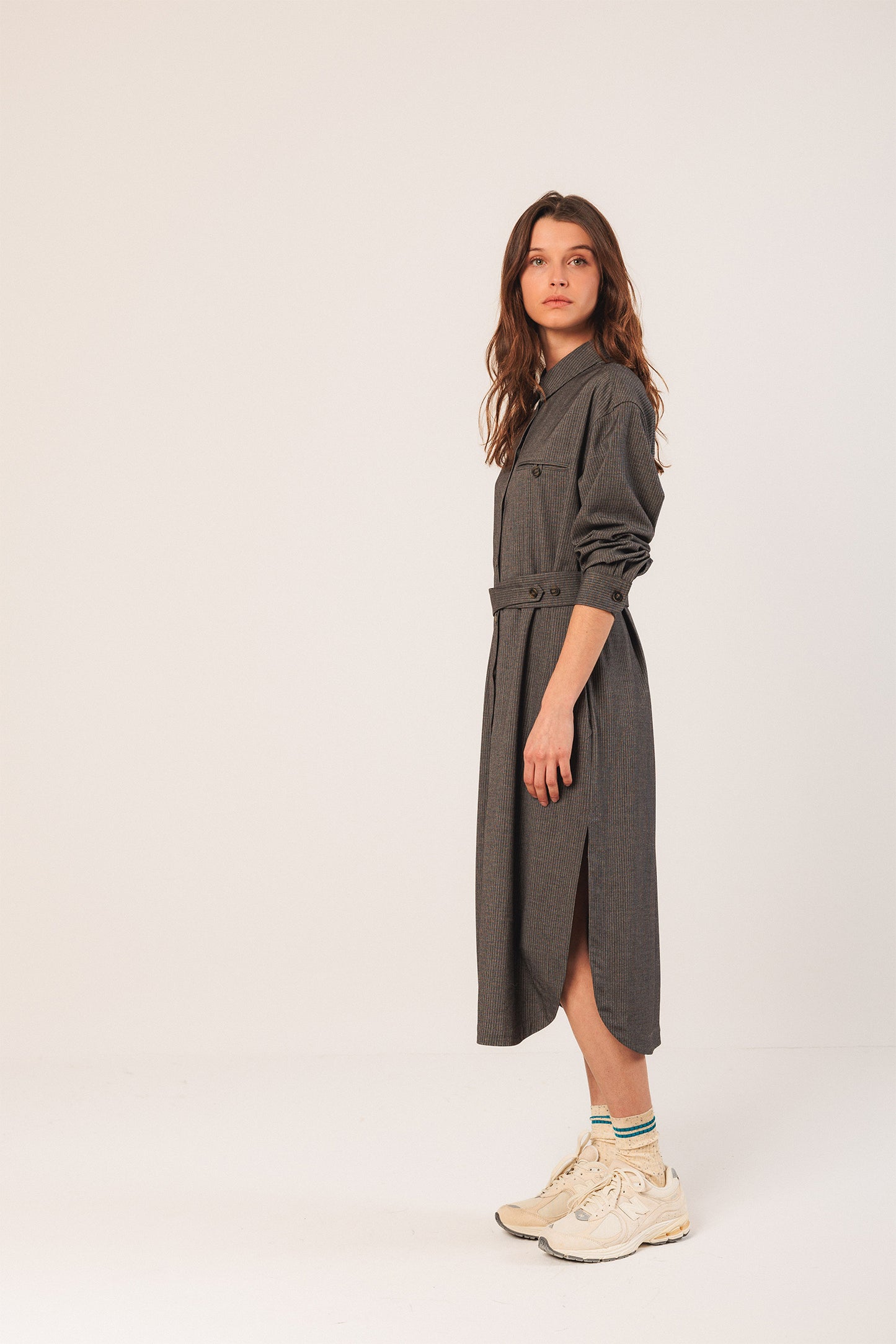 [CL] CORDUROY SHIRTDRESS