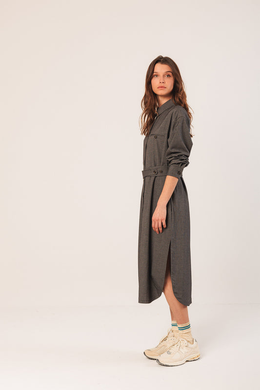 [CL] CORDUROY SHIRTDRESS