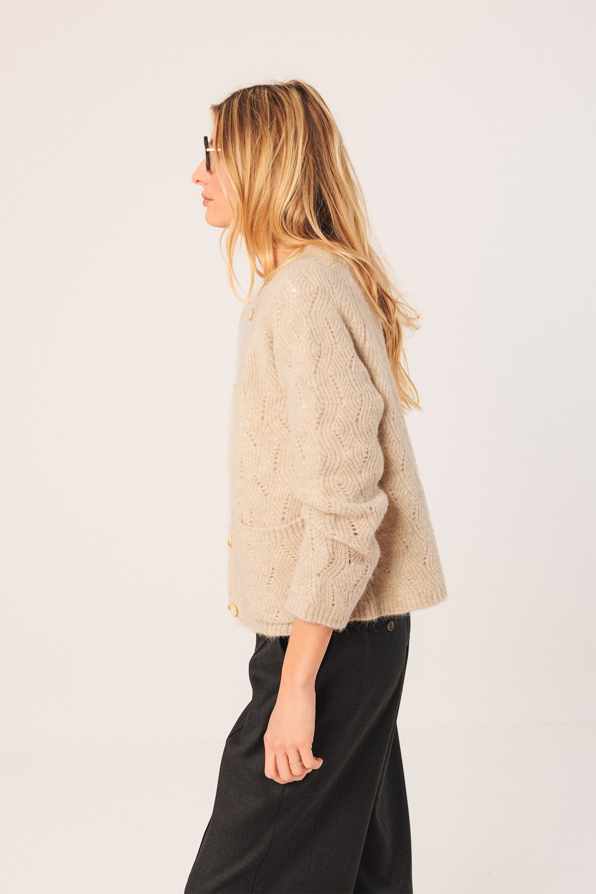 CHAQUETA PUNTO FANTASÍA