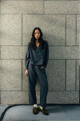 RE PLEATED PANTS