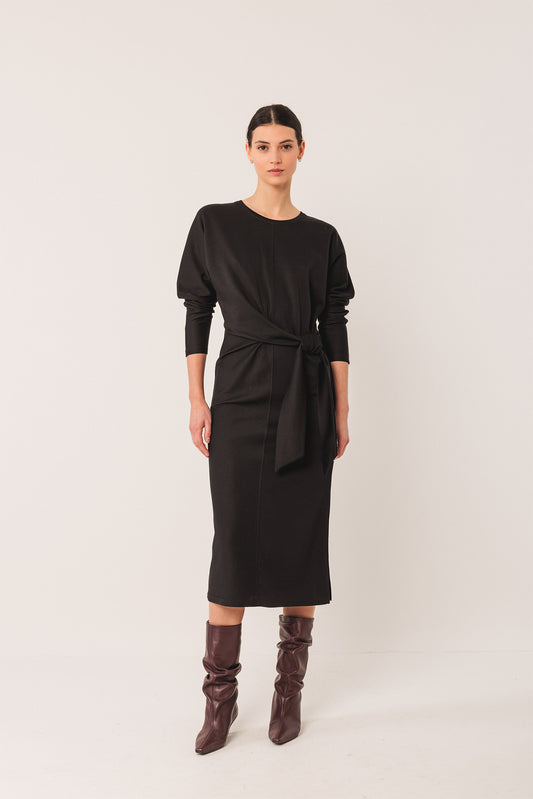 VESTIDO PUNTO ANUDADO