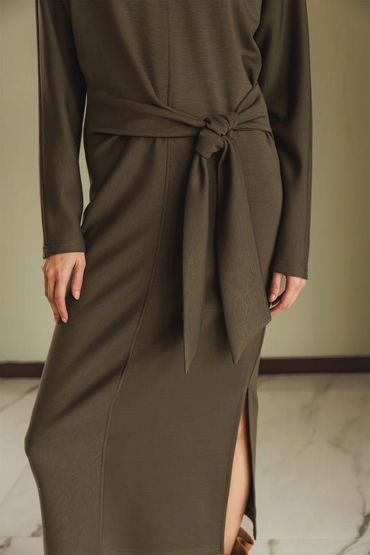 VESTIDO PUNTO ANUDADO